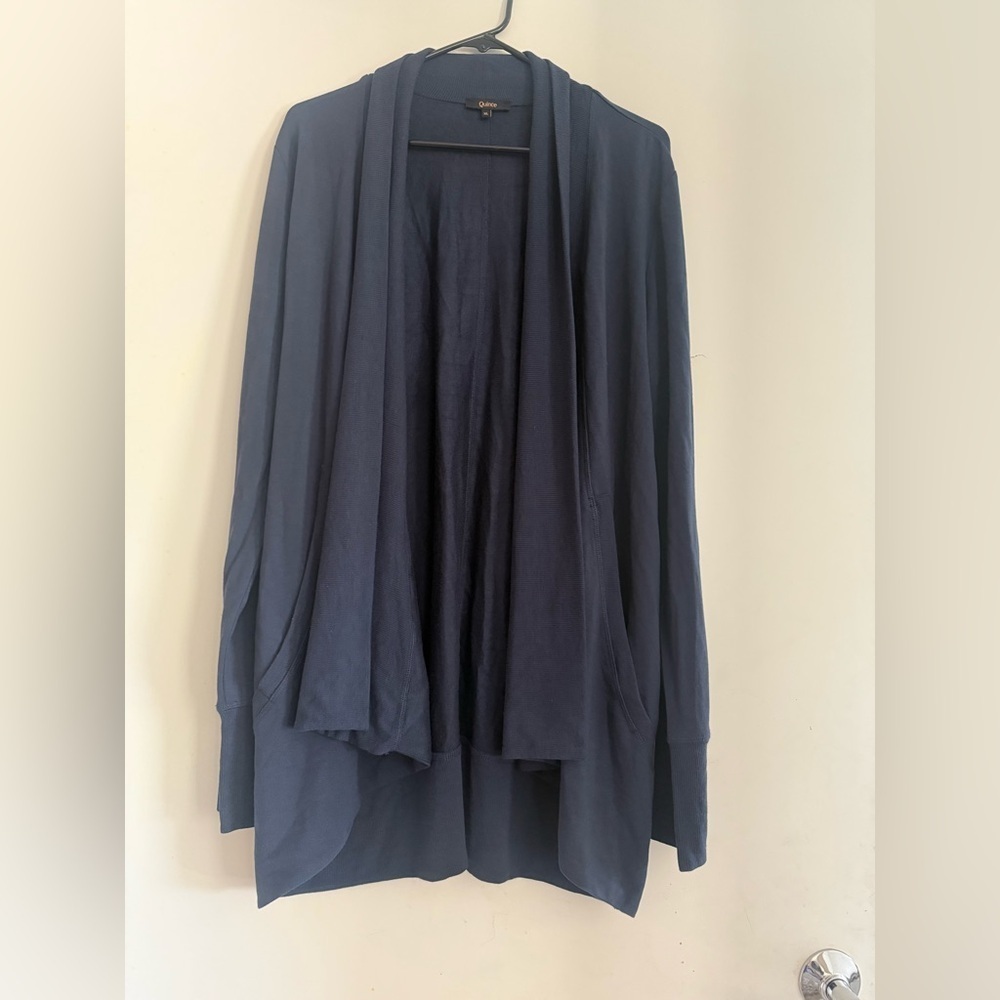 Quince French Terry Modal Cardigan Size XL - Picture 2 of 5